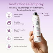 Style Edit Root Concealer Non-Permanent Touch Up Spray for Black Hair 2 oz.
