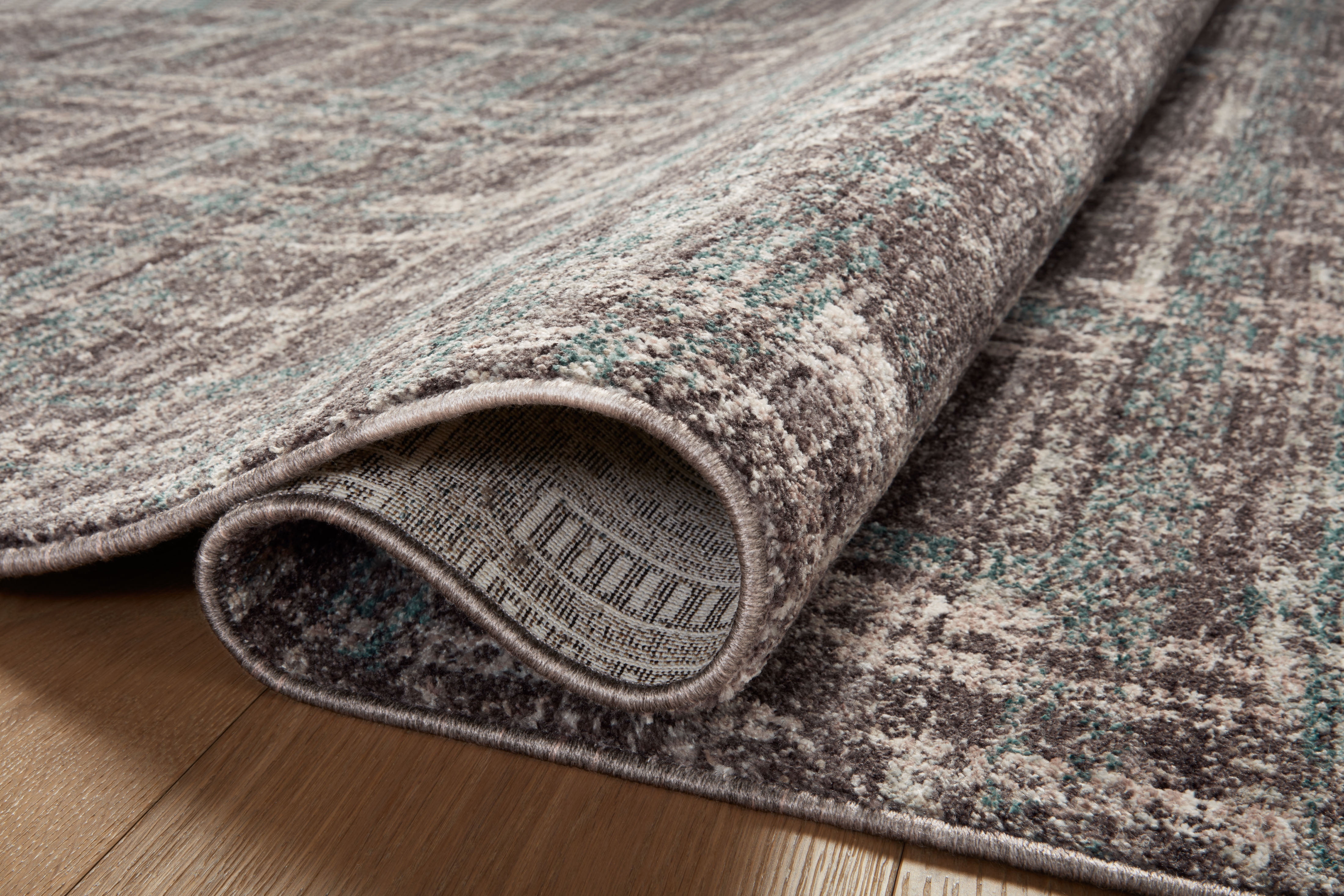 Angela Rose x Loloi Ember Espresso / Multi 7'-10" x 10' Area Rug