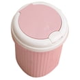 thumbnail image 1 of unbranded Papelera Empujable Rosa Resistente Con De Textura Para Oficina Y Hogar Compacta, 1 of 8