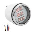 thumbnail image 4 of Waterproof Digital Meter, IP67 Waterproof Water Level Gauge Water Level Sewage Voltage  for RV for Boats Black Dial,White Dial, 4 of 7