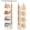 Beige, variant on VEGCOO Hanging Closet Organizer 4 Tier – Clothes Hanging Shelves, Space-Saving Fabric Storage Bins for Bedroom, Collapsible Baskets for Home Dorm RV, Heavy Duty, Beige