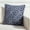 Navy, variant on SAFAVIEH Triska Diamond Pillow, 12" x 20", Ivory