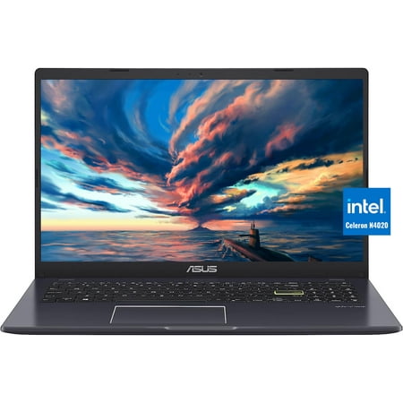 ASUS Vivobook Go 15 Thin & Light Laptop Computer, 15.6” FHD Display, Intel Celeron N4020(Dual-Core) Processor, 4GB RAM, 64GB eMMC, Wi-Fi 5, Windows 11 Home in S Mode, Star Black