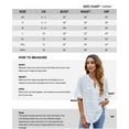 thumbnail image 6 of Womens White Blouses Chiffon Ruffle Short Sleeve V Neck Business Casual Tops Summer Cute Shirt, 6 of 6