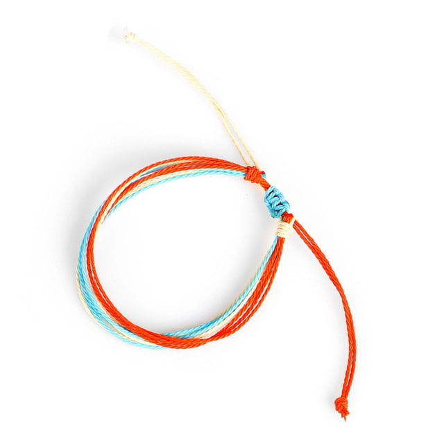 Minnieouse de hilo, joyería estética, cómodas pulseras bohemias, accesorio de moda Universal, regalo creativo para chicas adolescentes Ropa, zapatos y accesorios Miscelánea Naranja+Azul Minnieouse AP009518-18