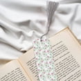 thumbnail image 6 of Kdxio Lilies Flowers Print Metal Tassel Bookmarks,Perfect Gift for Art Lovers and Bookworms Metal Bookmarks for Women, 6 of 8