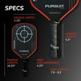thumbnail image 5 of Engage Pursuit V2.0 Pickleball Paddle | Amplified Carbon Surface | Hybrid, 5 of 5