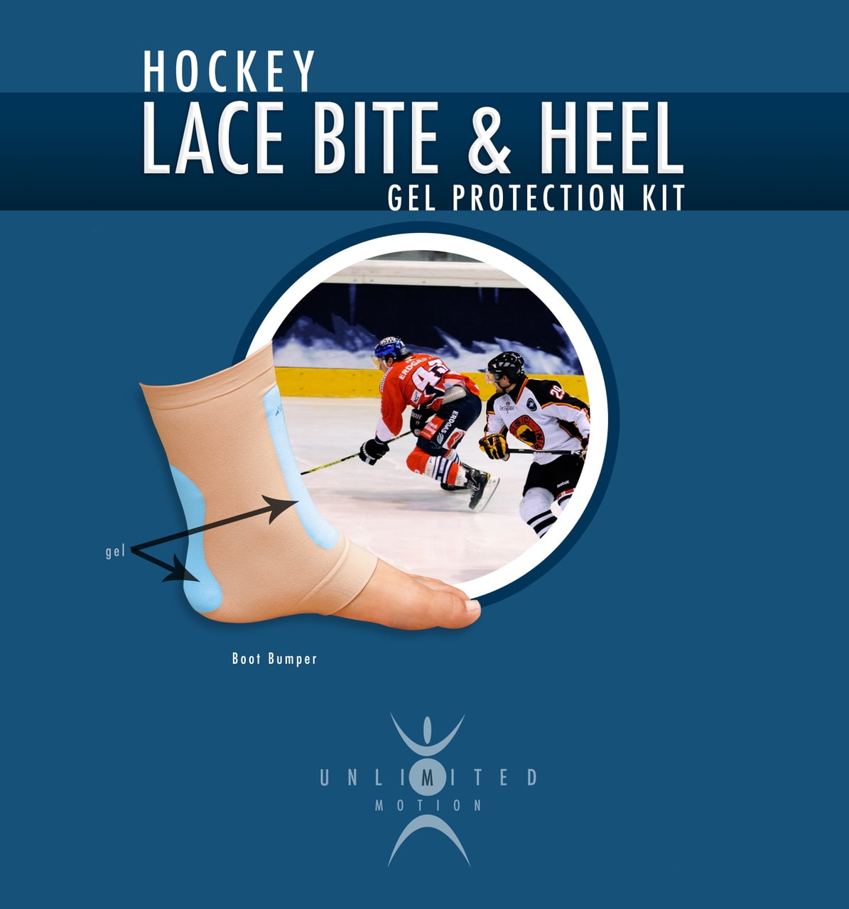 Unlimited Motion Gel Heel and Lace Pad Sleeve