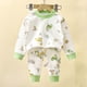 thumbnail image 2 of Odeerbi 6M-10Y Pijamas de Algodón de Verano Para Niños Con Mangas Largas Y Pantalones Con Estampados Suaves de Dinosaurios Pijamas de Dos Piezas, 2 of 5