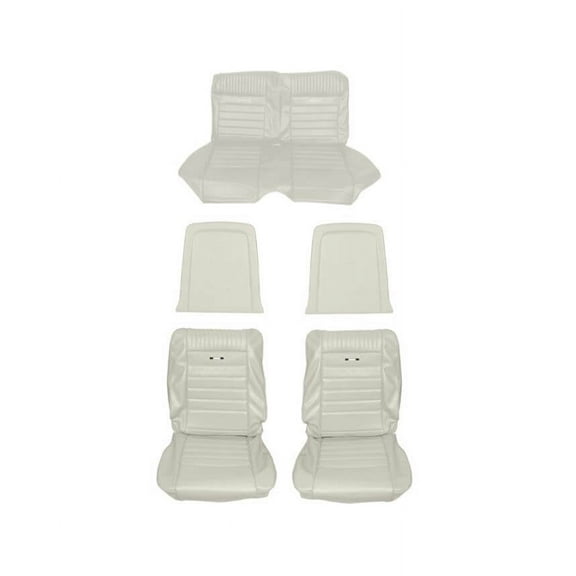 Scott Drake 65CV-P-FULL-WT 1965 Full Set Pony Upholstery - White