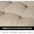 thumbnail image 6 of Tromlycs Chair Cushions for Dining Chairs Kitchen Seat Cushions Room Set of 4 Pads with Ties Indoor Non Slip Office 18 x 18 Inch, Beige, 6 of 7
