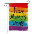 thumbnail image 3 of Rainbow Flag Polyester Printing Flag Garden Flag Home Decoration 30x40cm, 3 of 4