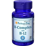 Puritan's Pride Vitamin B-Complex and Vitamin B-12-90 Tablets