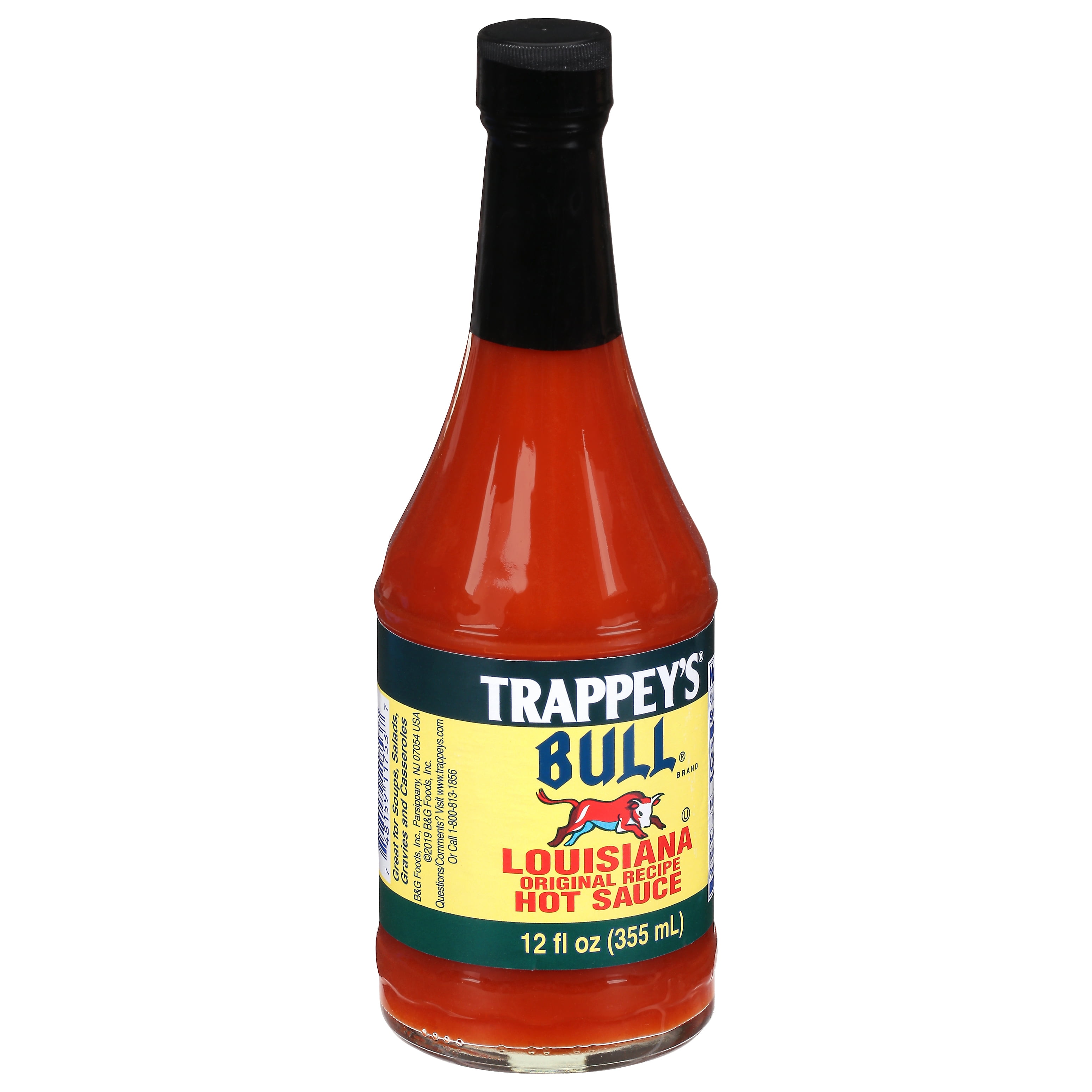  Trappey's Bull Brand Louisiana Hot Sauce, 6 Ounce (Pack of 3)  : Grocery & Gourmet Food