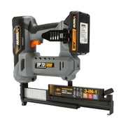 NuMax S18V31618G 18 Volt Cordless 3-in-1 16 and 18 Gauge 2 Finish Nailer / Stapler Kit with Lithium Ion Battery, Charger and Fasteners – 1000 Shots per Charge