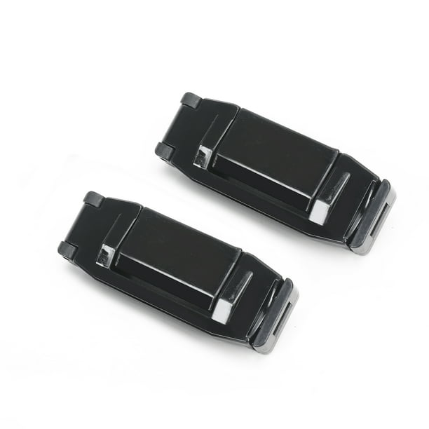Auto Drive 2Pack Black Plastic Seat Belt Clips Safety Seatbelt