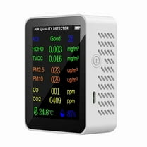Indoor Air Quality Detector High- Real-Time Portable 10-in-1 Monitor with Alarm Air Quality Tester Indoor B