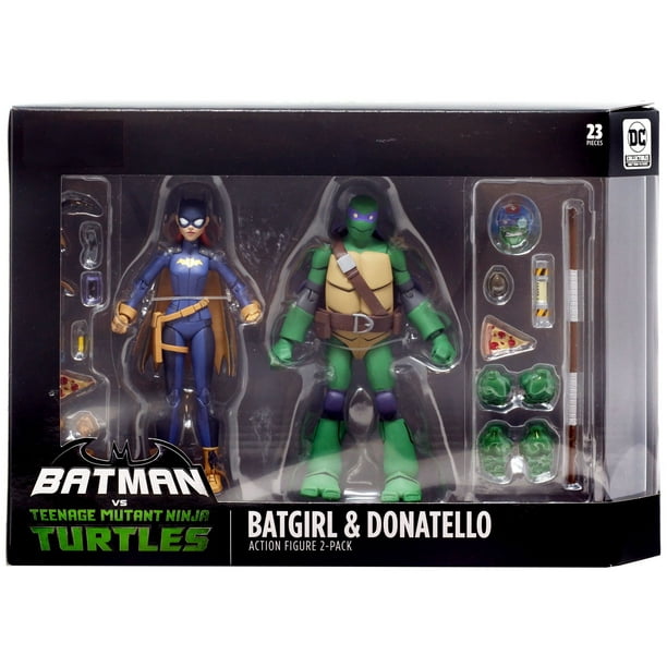 DC Batman vs Teenage Mutant Ninja Turtles Batgirl & Donatello Action