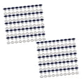 thumbnail image 3 of 100 piezas de ojales de Metal con agujeros, ojales de forma redonda, ojales pequeños resistentes para álbumes de recortes, cortinas, zapatos de cuero, azul oscuro Macarena Ojales redondos, 3 of 8