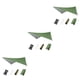 thumbnail image 2 of Sonducket Durable Tent Tarp 230x140cm Fly Tent Cloth Canopy Ground Green Tarpaulin Type1 NO1, 2 of 6