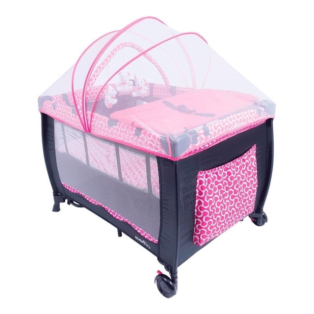 Cuna Corral Evenflo Sweet Dreams Rosa