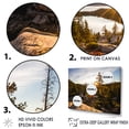 thumbnail image 3 of Designart "Tranquil Views On A Mountain Hike" Landscape Mountains Floater Framed Wall Art Prints, 3 of 5