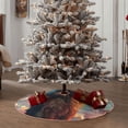 thumbnail image 4 of Sikiie Colorful Cloud Shepherd Dog Nativity Christmas Tree Skirt, Jesus Christian Winter Holiday Tree Mat Decoration(30-48IN)36", 4 of 6