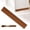 Brown, variant on HONGLIN Door Weather Stripping, TPE Door Bottom Seal for Draft and Noise, Door Seal Strip with Adhesive for Bedroom Glass Sliding Window, White