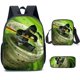 thumbnail image 1 of Mochila Phantom Ninja, mochila para estudiantes Ninjago, mochila de dibujos animados de anime, bolso tipo cartera, estuche para lápices, 1 of 5