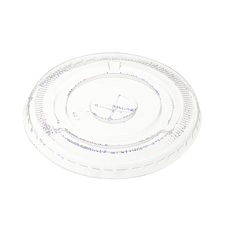 GUSTO PET Clear Plastic Lids Flat Coffee Lids Cup Lids  