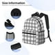 thumbnail image 3 of Easygdp Gray Checkboard Mochila Casual para Portátil, Mochila para Escuela, Viajes, Negocios, 3 of 6