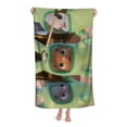thumbnail image 3 of Pookoo Toalla de playa de secado rápido con diseño temático, regalo para mujeres y niñas, ideal para cumpleaños, fans, amantes de la música, uso en la playa o al aire libre, 78 × 160 cm, 3 of 6