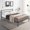 Charcoal Grey, variant on Arising Asia Heavy Duty Metal Bed Frame with Headboard, No Box Spring Needed, Sturdy Platform Bed with Safe Guardrails and Easy Assembly for Adults