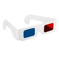 thumbnail image 4 of Labymos 50Pcs 3D Cardboard Glasses Red & Cyan Anaglyph White Card Glasses for 3D Viewing, 4 of 8