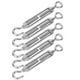 thumbnail image 2 of Tensor de alambre - 5 piezas 304 gancho tensor de tensión de cuerda de alambre de acero inoxidable y tensor de ojo para interior/exterior(M6), 2 of 5