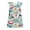 ZCMulticolor1, variant on XUELUO Girls Casual Dresses Kids Summer Cute Cartoon Cat Print Crew Neck Fly Sleeve Princess Fashion Casual Dress Outwear,Multicolor,6-7 Years
