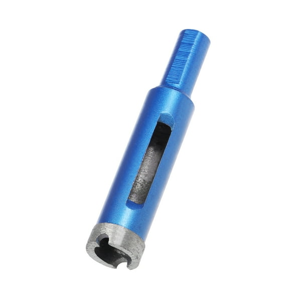 Uxcell Brocas de diamante, cortadores de sierras de agujero para piedra, concreto, acero al carbono, azul, 1 pieza, 16mm