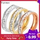 thumbnail image 2 of Vqyskoko-anillo cuadrado de acero inoxidable, accesorio de fiesta de compromiso de circón blanco, anillo geométrico personalizado para pareja, 2 of 4