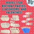 thumbnail image 3 of Kids Wood Painting Party Craft Kits (20ct)- 6 Different Kitty Cat Designs- Each Kit Has Own Brush, Paint, Wood Craft- Fun, Unique Birthday Party Activity, Favors or Classroom School Projects Gift, 3 of 4