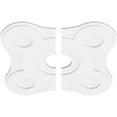 thumbnail image 2 of 26"OD x 5"ID x 9"C x 1"P Luna Architectural Grade PVC Contemporary Ceiling Medallion, Two Piece, 2 of 11