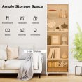 thumbnail image 4 of Giantex Armoire de Cuisine, Organisateur de Rangement en Bois Autoportant, 4 of 9