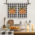 thumbnail image 2 of Sm:)e Polka Dot Pumpkin Stripes Fall Kitchen Dish Towels 18x26 Inch Set of 2, 2 of 6