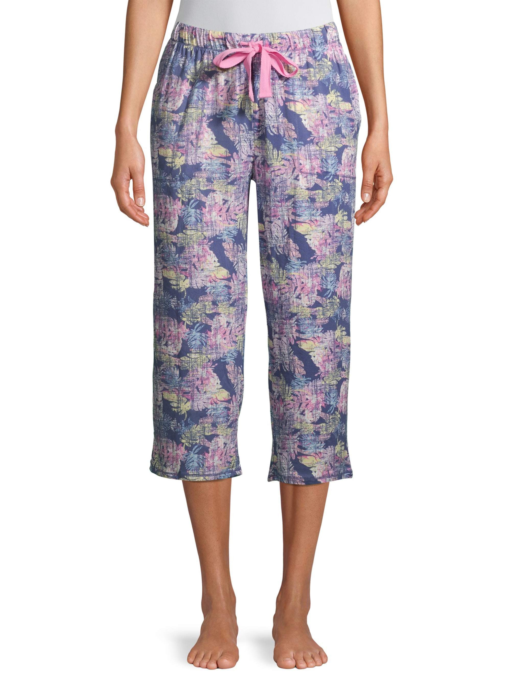 Derek Heart Women's Lush Luxe Pocket Capri Pajama Pants - Walmart.com