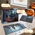 thumbnail image 4 of Puzzle Nsoyos Halloween 1000 piezas Juego creativo Haunted House, 4 of 8