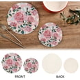 thumbnail image 4 of FREEAMG Rose Round Trivets Pot Holders 2 Pcs, Heat Resistant Cotton Thread Weave Trivets for Hot Dishes, Cooking, Baking, Farmhouse, Kitchen Decor, 4 of 7