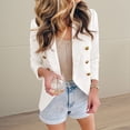 thumbnail image 4 of DHFJKG Blazers For Women Suit Jacket Long Sleeve Open Front Slim Fit Lapel Coat Work Office Formal Wear Trendy Outerwear, 4 of 7
