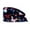 #0165 Black, variant on Independence Day 250th Anniversary Working Cap with Sweatband, Adjustable Patriotic Scrub Hat for Professionals, Dust-Proof Unisex Head Cover July 4th #0165 Purple Pink