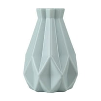 RyanK Imitation Ceramic Vase Plastic Vase Living Room Decoration Vase Hydroponic Vase Placement Anti Drop Vase 8.07in Blue