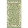 thumbnail image 2 of Safavieh Courtyard Dani Bordered Indoor/Outdoor Area Rug, Olive/Natural, 2' x 3'7", 2 of 9