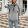 thumbnail image 4 of XINXIAOO Womens Hoodies Long Sleeve Hoodie Women Pullover Cozy Sweatshirts for Women Grey Hoodie Womens Fall Outfits Women’S Clothing, 4 of 7